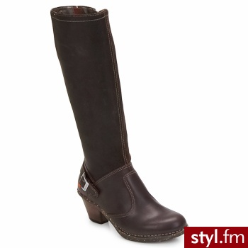 Art BUTY SHANGAI BOO Brown - Kozaki Buty Moda
