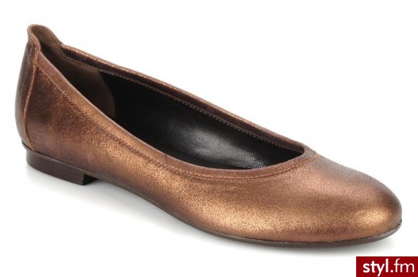 Georgia Rose BALERINKI CECILIE BY GEORGIA ROSE (złoty) - Balerinki Buty Moda