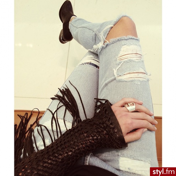 Jeansy Spodnie Moda