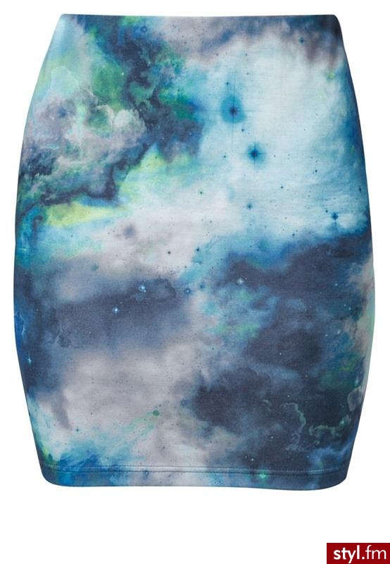 Even&Odd Spódnica mini niebieski - Pozostałe Spódnice Moda