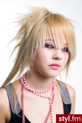 EMO Alternatywne Średnie Fryzury