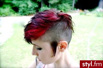 Punk Rock Alternatywne Średnie Fryzury