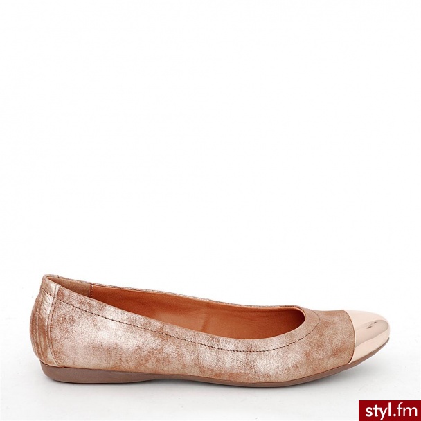 Venezia BALERINY 383112 750BRO - Balerinki Buty Moda