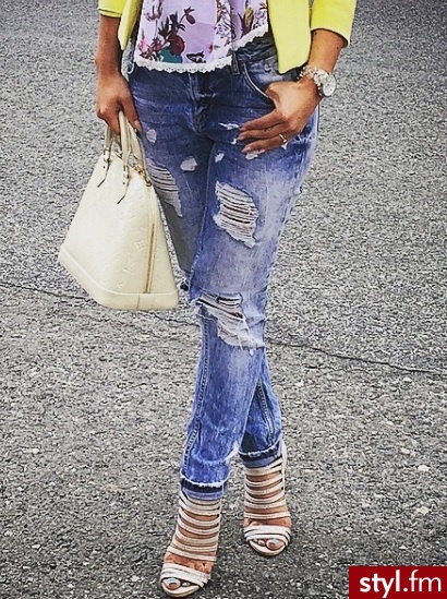 Jeansy Spodnie Moda