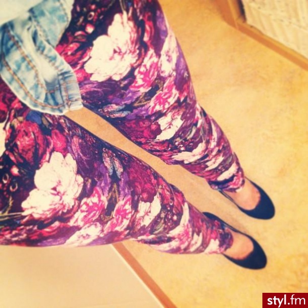 Leginsy Spodnie Moda