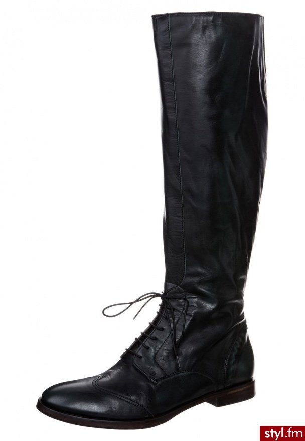 Le Cle Kozaki zielony - Kozaki Buty Moda