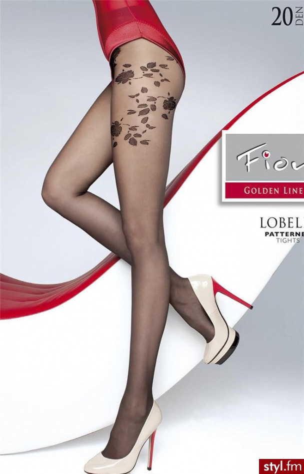 Fiore rajstopy Lobelia 20 den (czarny) - Rajstopy Bielizna Moda
