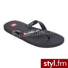 QUIKSILVER klapki MOLOKAI 2012 41 BLACK/BLACK/WHITE MĘSKIE - Klapki Buty Moda