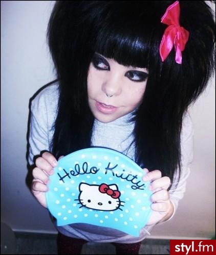 EMO Alternatywne Średnie Fryzury