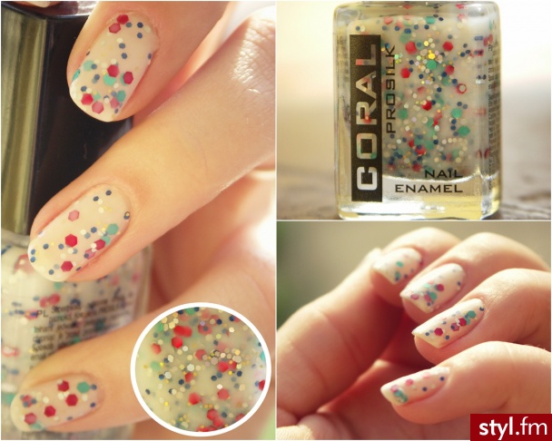 "Delia Coral Prosilk Limited Edition Nail Enamel M03 - Kropki" - Edge Naturalne Paznokcie