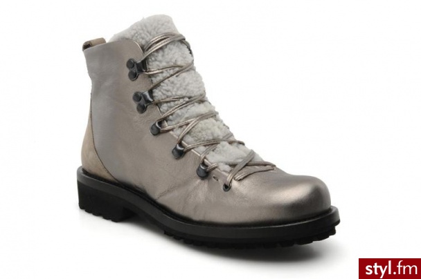 Mosquitos PÓŁBUTY I BOTKI MASTER BY MOSQUITOS (Srebrny) - Botki Buty Moda