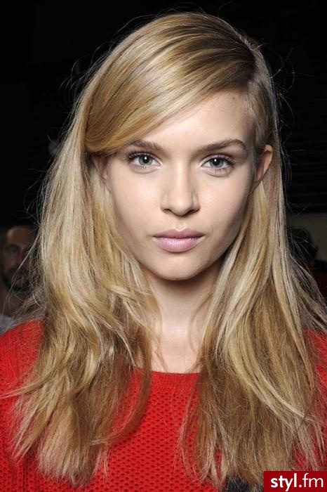 Blond Rozpuszczone Proste Na co dzień Długie Fryzury