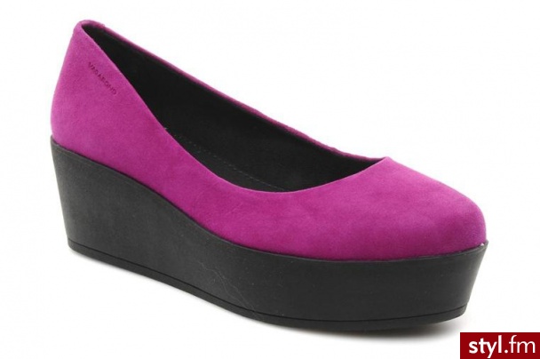 Vagabond KOTURNY Berlin BY VAGABOND (Fioletowy) - Koturny Buty Moda