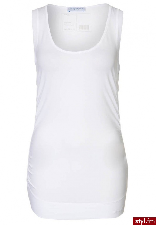 Strenesse Blue Top biały - Bluzki Ciuchy Moda
