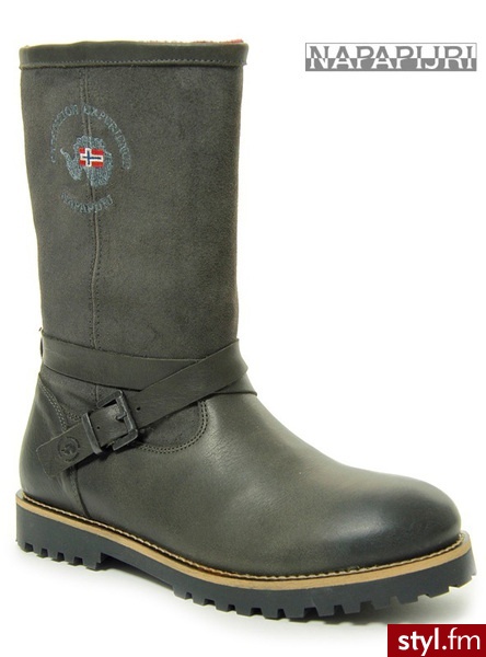 Napapijri ANDREA HIGH BOOT MID GREY - Kozaki Buty Moda