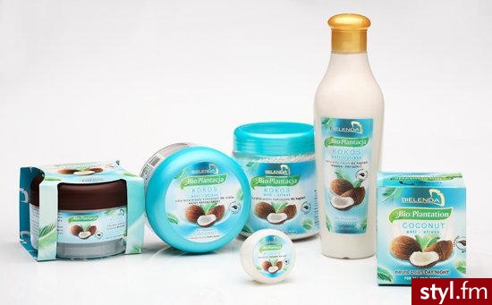Kokosowa Bio Plantacja Bielenda . Nowa linia kosmetyków marki Bielenda, Bio Plantacja Kokos, to pierwsza z serii produktów opartych na innowacyjnych formułach stworzonych na bazie roślin z certyfikowanych ekologicznych bioupraw. - Misz-masz