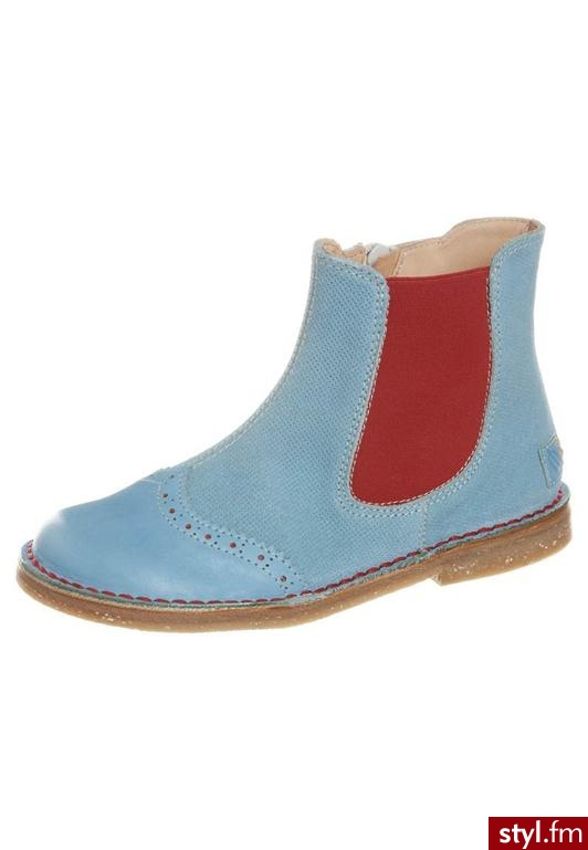Ocra Botki niebieski - Botki Buty Moda