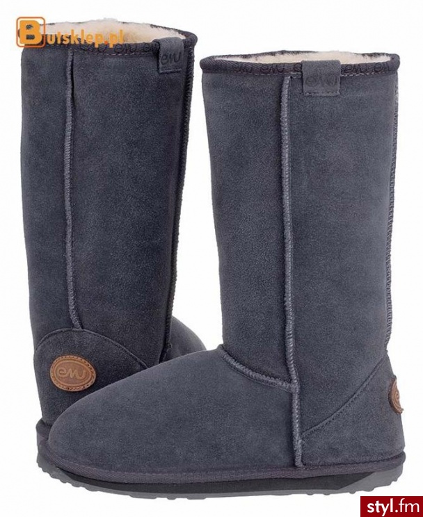 EMU Australia buty Wallaby Hi Kids Charcoal (K10101) - Emu Buty Moda