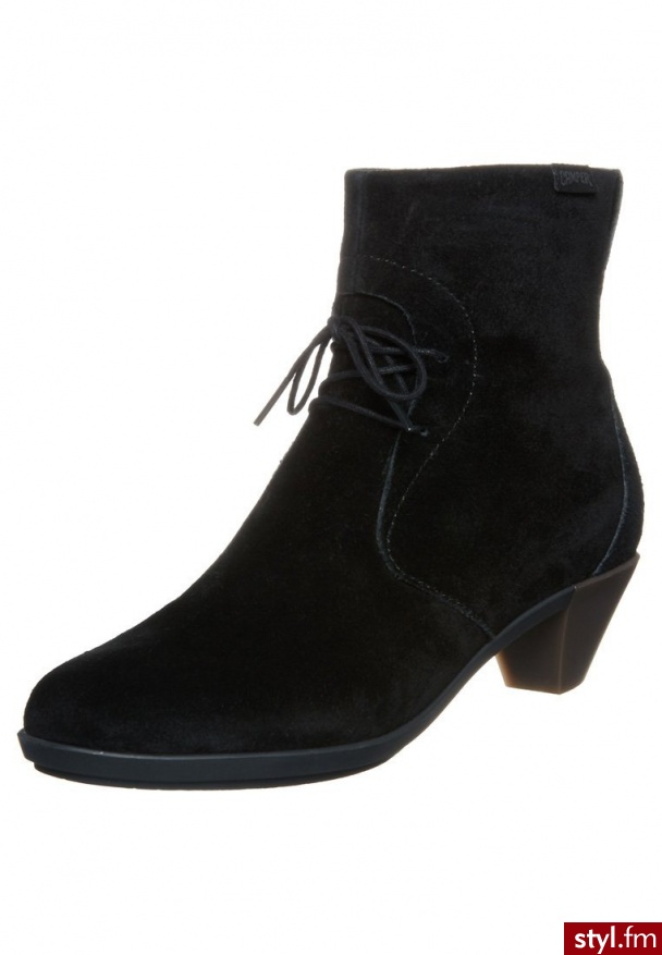 Camper AGATHA Botki sznurowane czarny (46627-003) - Botki Buty Moda