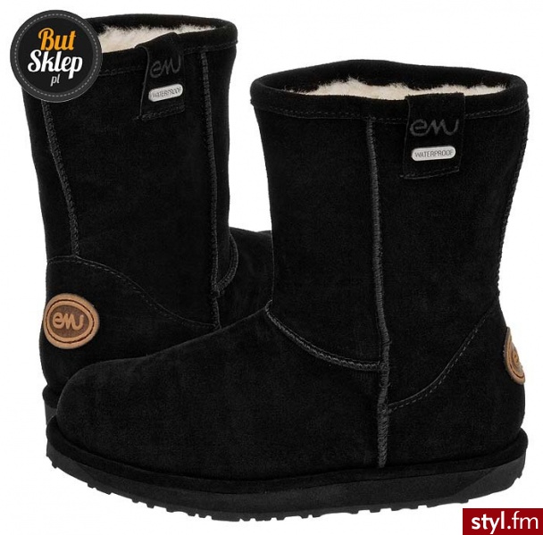 EMU AUSTRALIA BUTY BRUMBY LO BLACK (K10773) - Emu Buty Moda