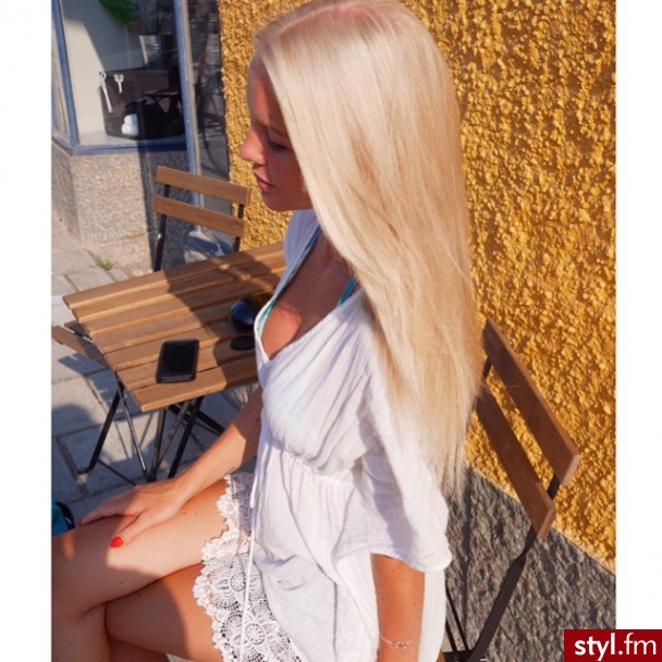 Blond Rozpuszczone Proste Na co dzień Długie Fryzury