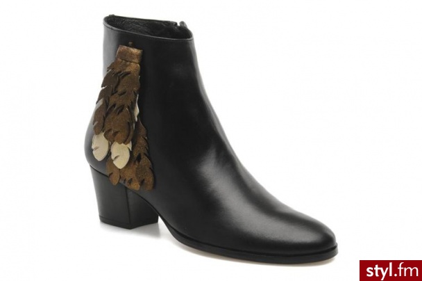Patricia Blanchet PÓŁBUTY I BOTKI DOUDOU BY PATRICIA BLANCHET (Czarny) - Botki Buty Moda