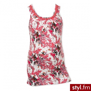 ESPRIT Bluzka Top dla kobiet w ciąży azalea różnokolorowy - Tuniki Ciuchy Moda
