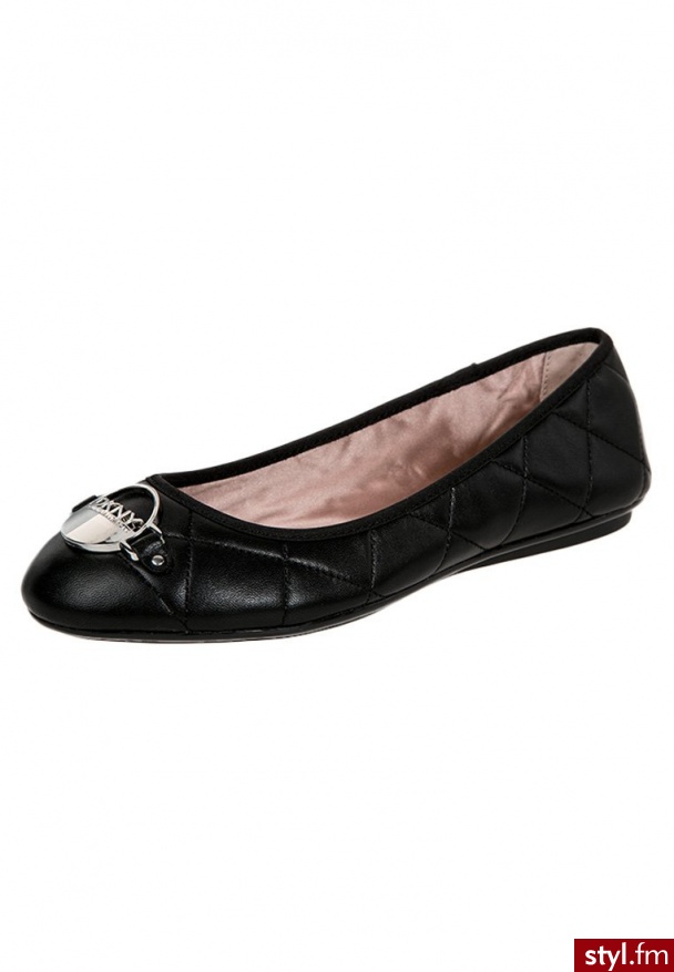 Dkny Deborah Baleriny Czarny - Balerinki Buty Moda