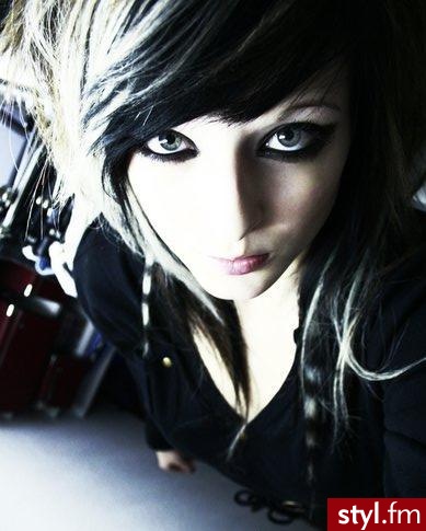 EMO Alternatywne Średnie Fryzury