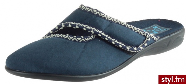 Adanex Klapki 16922 Granatowe - Klapki Buty Moda