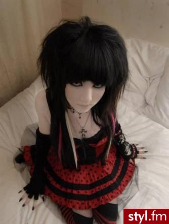 EMO Alternatywne Średnie Fryzury
