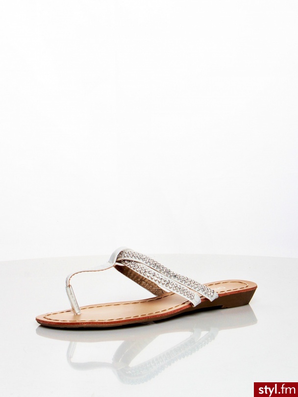 Heppin Klapki Model CHC87-49 White - Klapki Buty Moda