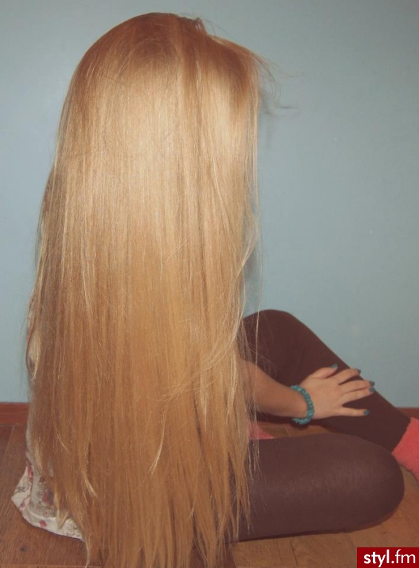 Blond Rozpuszczone Proste Na co dzień Długie Fryzury