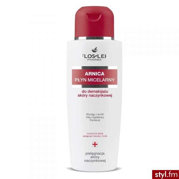 Floslek Arnica Płyn micelarny do demakijażu skóry naczynkowej 200 ml - Emu Buty Moda