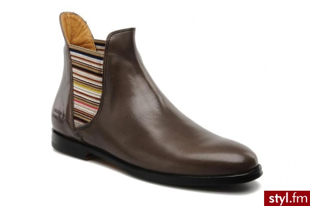 Melvin &amp; Hamilton PÓŁBUTY I BOTKI SUSAN 2 BY MELVIN &AMP; HAMILTON (Szary) - Botki Buty Moda