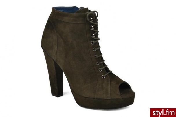 JB MARTIN PÓŁBUTY I BOTKI NUAGE BY JB MARTIN (zielony) - Botki Buty Moda