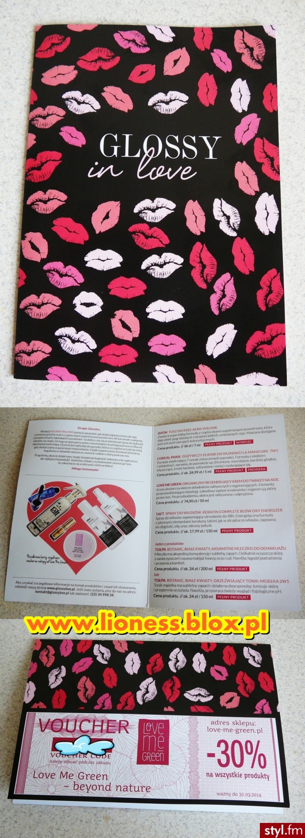 http://lioness.blox.pl/2014/02/GLOSSYBOX-Luty-2014.html - Misz-masz