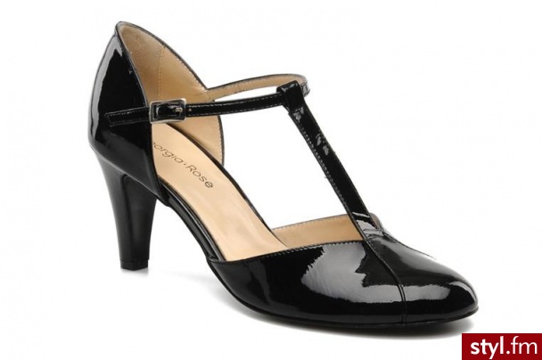 Georgia Rose CZÓŁENKA VANAM BY (CZARNY) (Czarny) - Czółenka Buty Moda