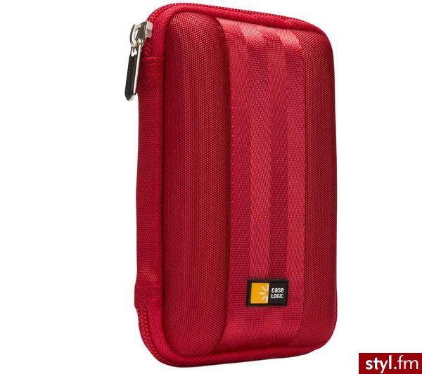 Case Logic EVA Etui czerwone 2,5" (QHDC101R) - Portfele i etui Dodatki Moda