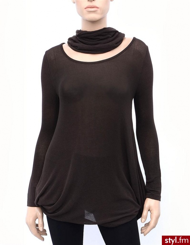 Unisono TUNIKA 25-8257 MORO - Tuniki Ciuchy Moda