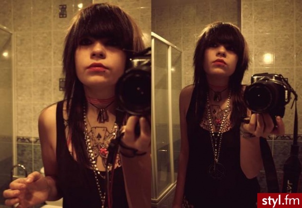 EMO Alternatywne Średnie Fryzury