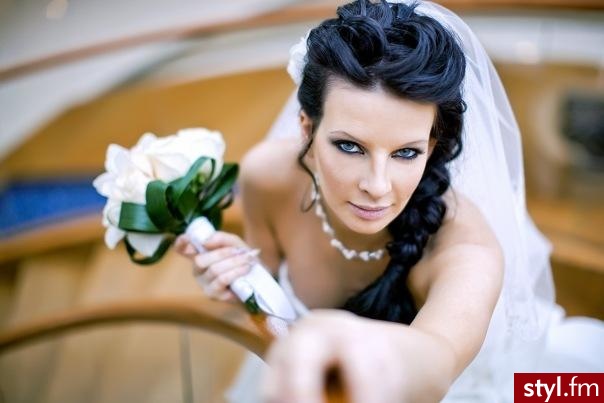 Czarne Upięcie Kręcone Na co dzień Długie Fryzury