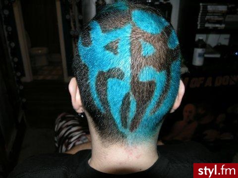 TO NIE JEST MÓJ FRYZ!
Więc więcej fotek nie mam! - Punk Rock Alternatywne Średnie Fryzury