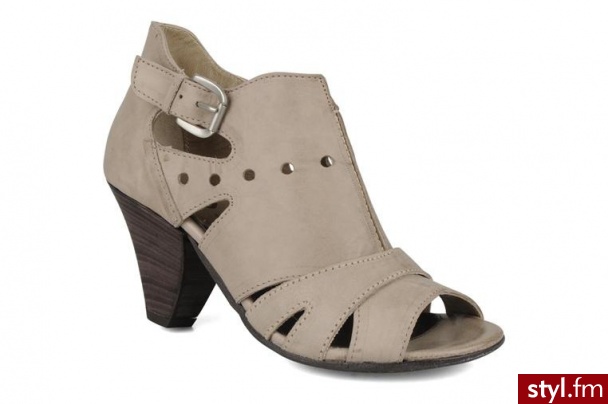 Khrio PÓŁBUTY I BOTKI KAISA BY KHRIO (Beżowy) - Botki Buty Moda
