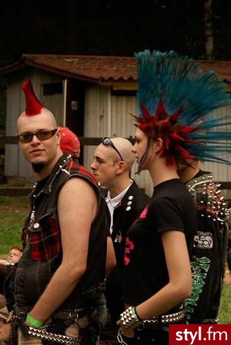 Punk Rock Alternatywne Średnie Fryzury