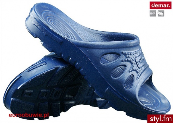 DEMAR Klapki Dziecięce DM-4701-E Granatowe - Klapki Buty Moda