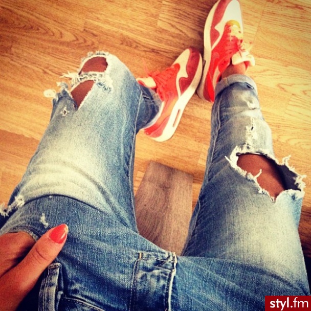 Jeansy Spodnie Moda