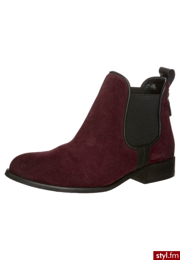 Taupage Botki czerwony (4087) - Botki Buty Moda