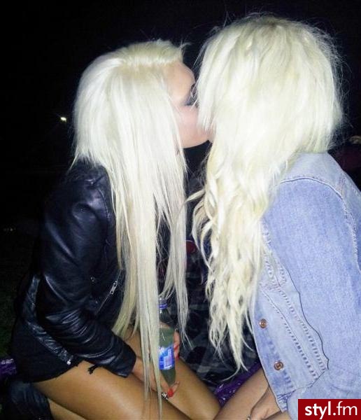 Blond Rozpuszczone Proste z grzywką Wieczorowe Długie Fryzury
