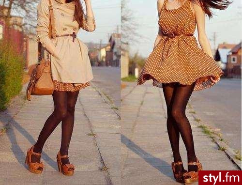 Średnie Spódnice Moda